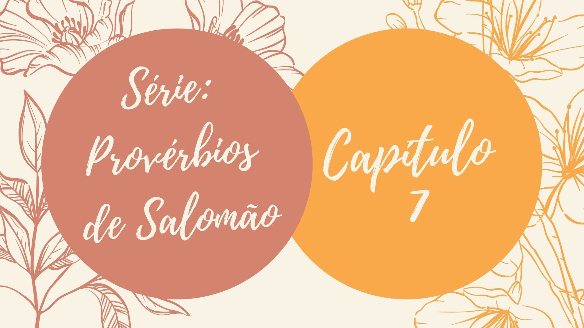 Série: Provérbios de Salomão - Dia 7