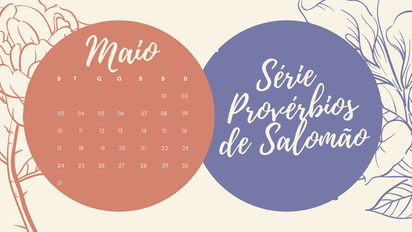 Convite! Provérbios de Salomão